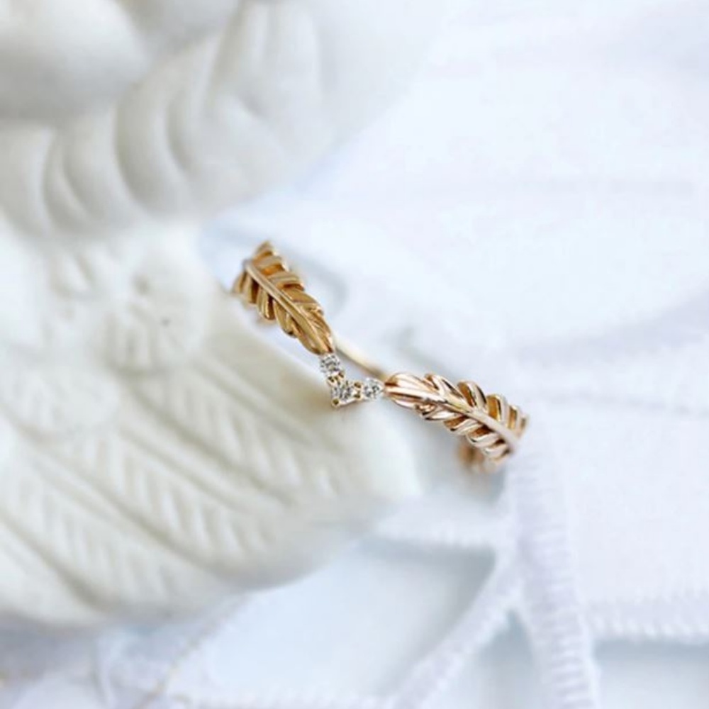 🆕Nomad Free Golden Feminine Wheat Gold Ring - Picture 2 of 6